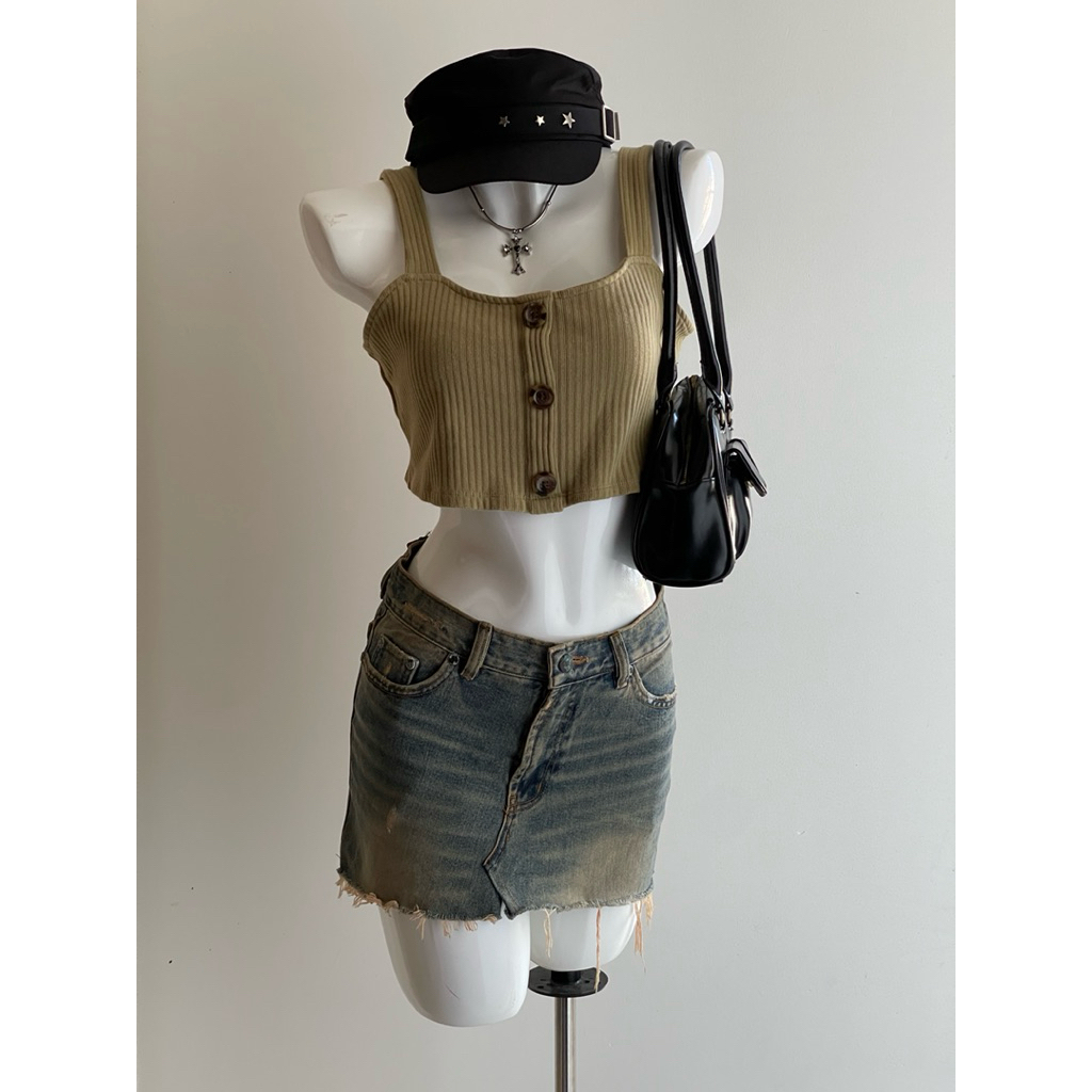 Tanktop/croptop thun tăm