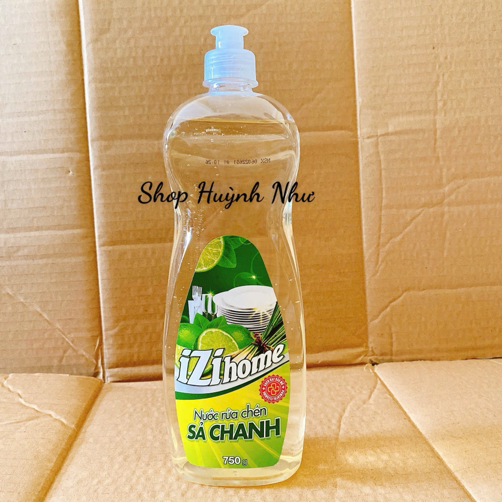 [CHÍNH HÃNG]Nước rửa chén IZI HOME hương sả chanh chai 735ml