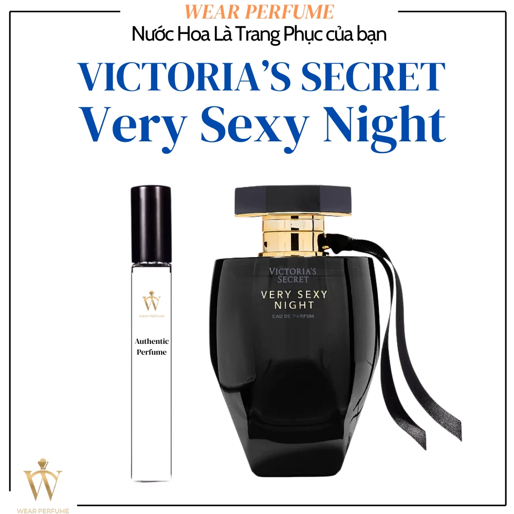 [Mẫu thử] - 10ML Nước hoa Nữ V|ctoria's Secret Very Sexy Night - Wear Perfume