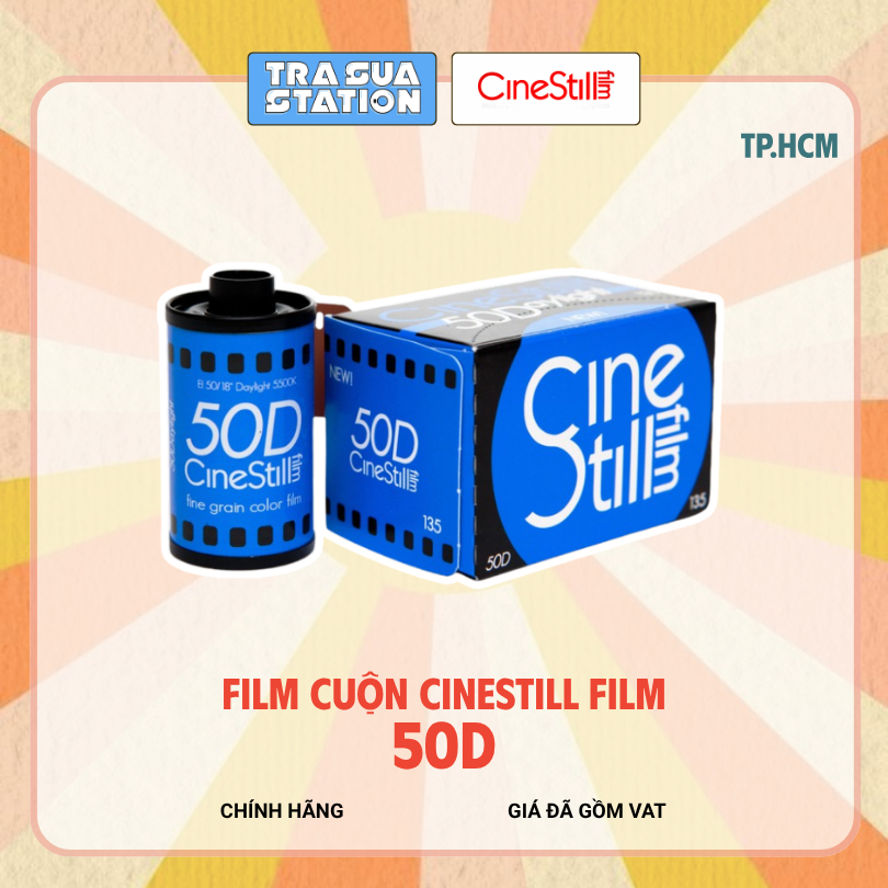 Film Máy Ảnh 35mm CineStill 50D – Film cuộn 35mm Film Daylight, chụp ngoại cảnh trời sáng