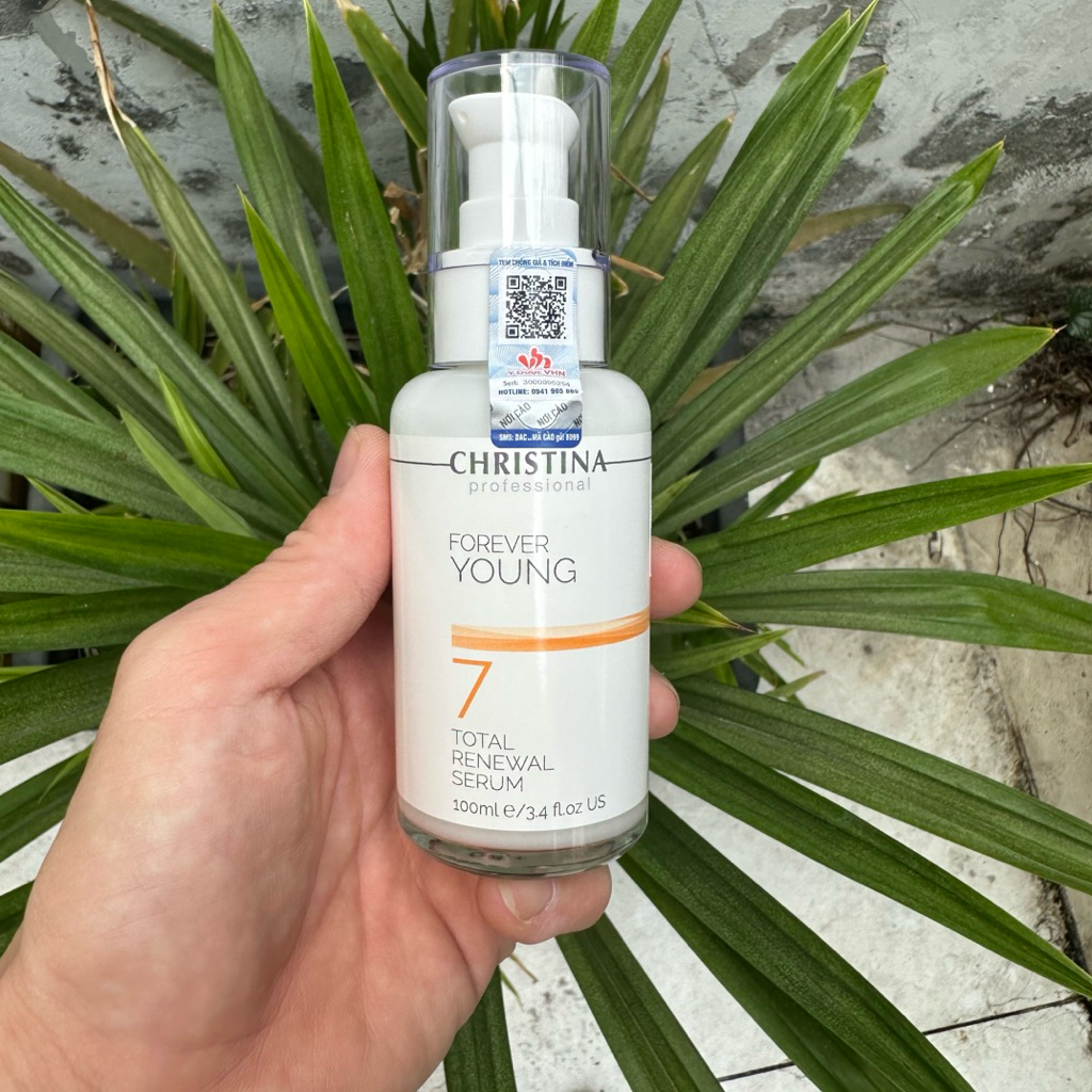 [ Sale Date 8/2026 ] Serum trẻ hóa, phục hồi, tái tạo da Forever Young 7 Total Renewal Christina - 1