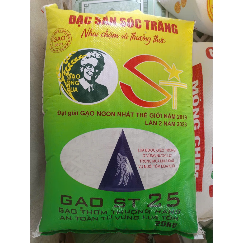 Gạo ST25 (1kg, 2kg, 3kg, 4kg, 5kg) | Vựa gạo ÚT NGOAN Bến Tre