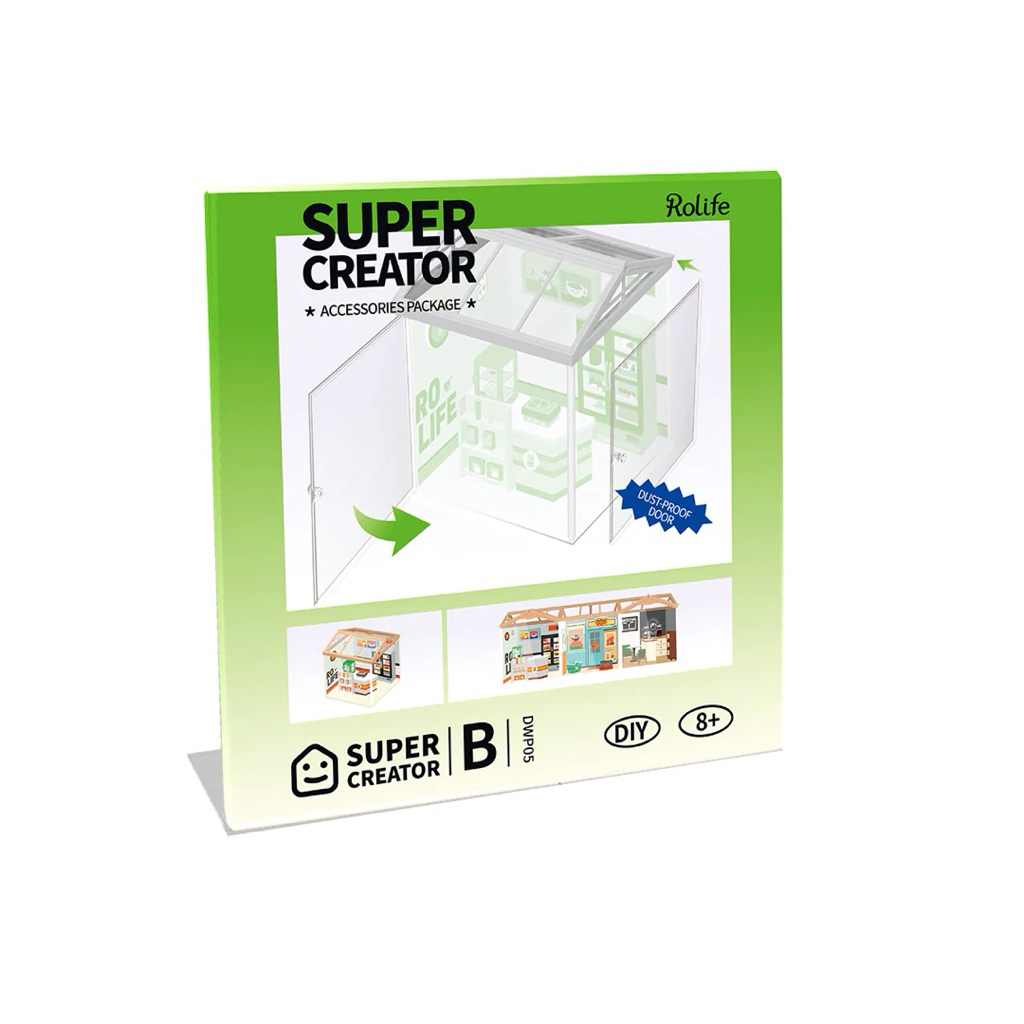 Phụ Kiện Nâng Cấp Super Creator – Mái Nhà D & Cửa B