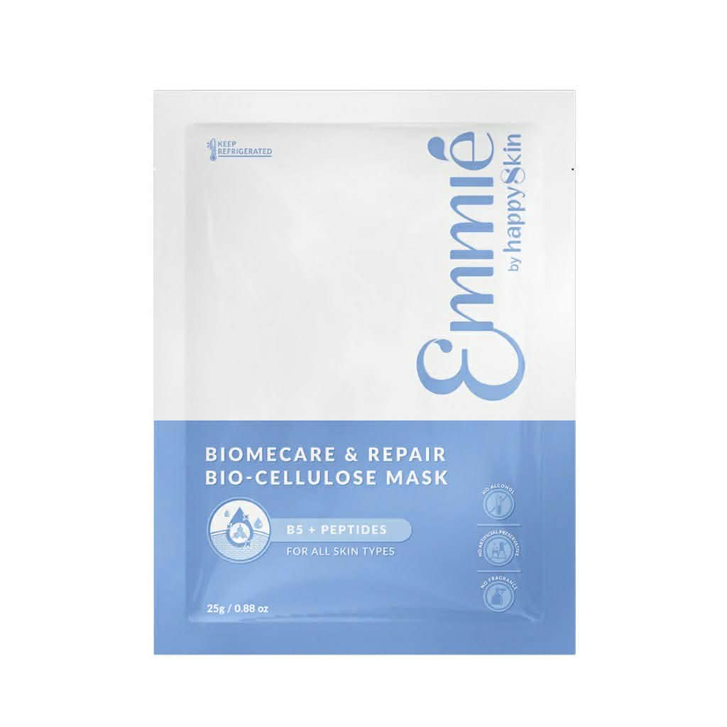 (1 Miếng) Mặt Nạ Sinh Học Dừa Emmie by Happy Skin Cấp Ẩm, Phục Hồi, Dưỡng Sáng Da