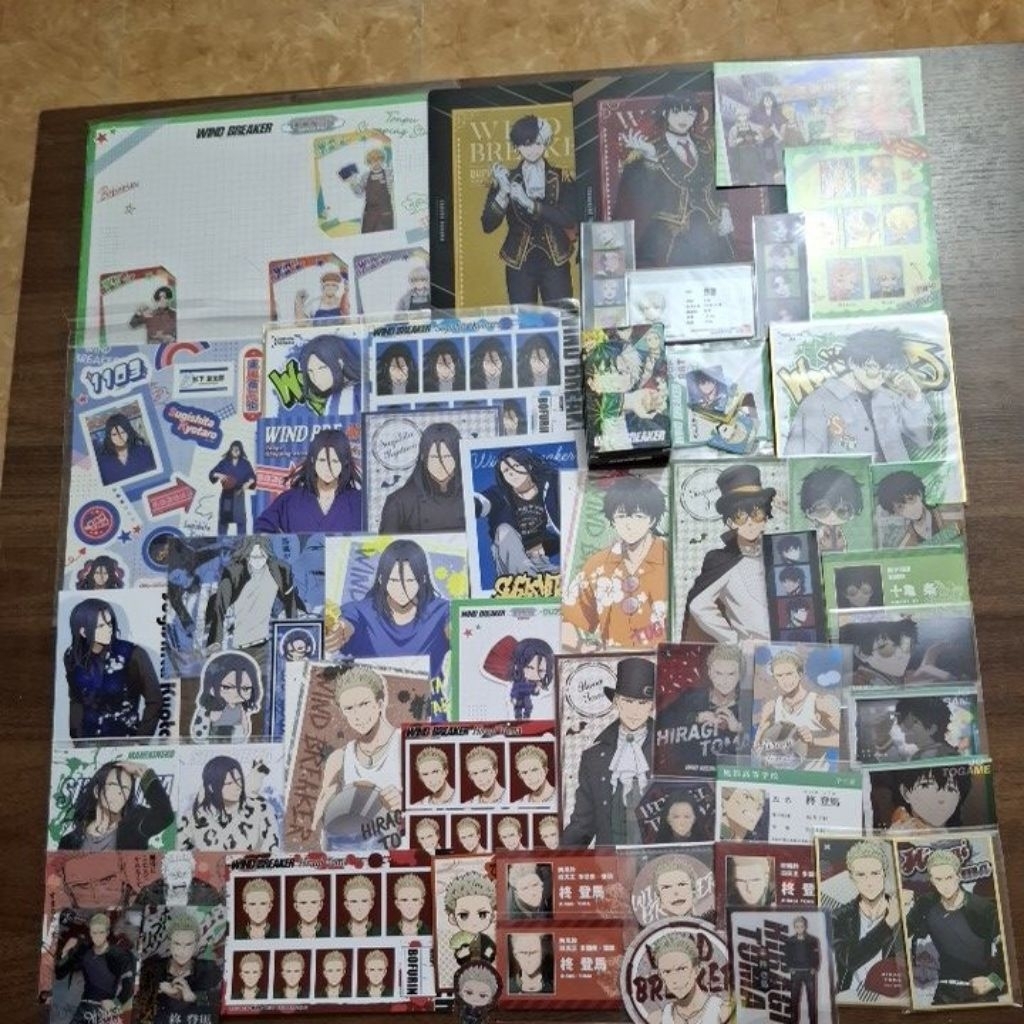 Tổng hợp card, clearfile, sticker,...Wind Breaker