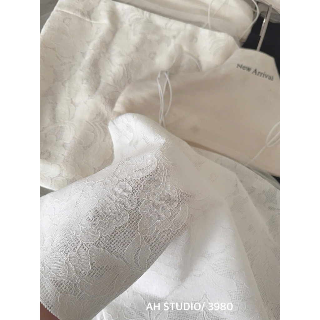 [Hàng Loại 1] Áo 2 dây nữ ren hoa nổi phối voan dáng suông thắt nơ vai CiCi Top - A3980 | BigBuy360 - bigbuy360.vn