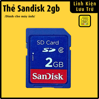 Thẻ nhớ SD 2GB Sandisk thẻ nhớ máy ảnh