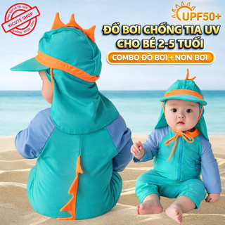 [KÈM MŨ BƠI] Đồ bơi cho bé gái trai 1-5 tuổi Phong cách Hàn Quốc Chống Tia UV Mềm mại Thoáng Khí