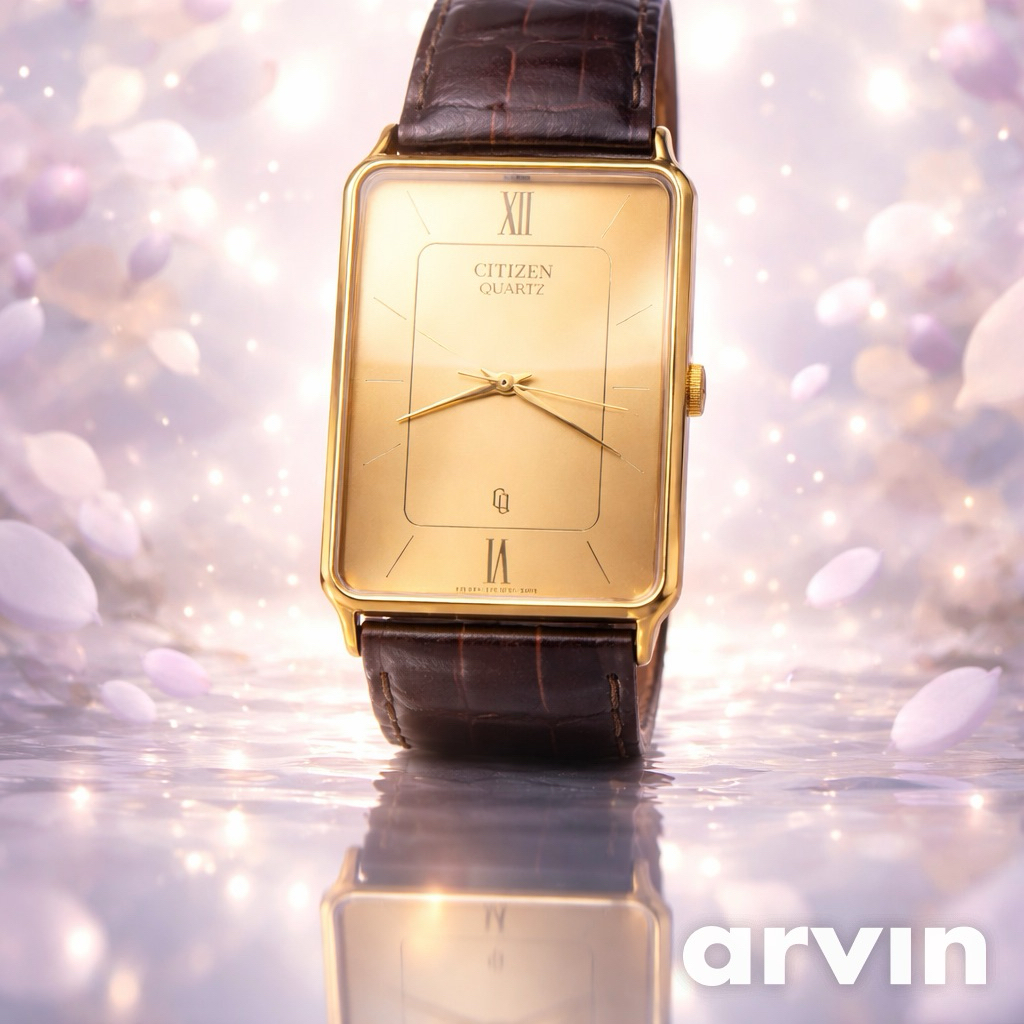đồng hồ tank nam/nữ hiệu citizen Quartz