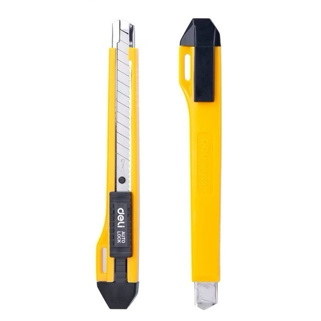 Dao rọc giấy DELI E2031 / Hộp lưỡi dao rọc giấy nhỏ E2012