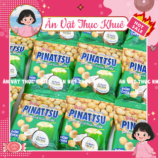 [10 GÓI] Snack Đậu phộng TÍ HON Oishi, đậu phộng Pinattsu hương vị cốt dừa (Gói 6g)