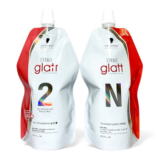 Thuốc uốn duỗi tóc Schwarzkopf Glatt 400mlx2 ( Thái Lan) ( nguyên cặp )