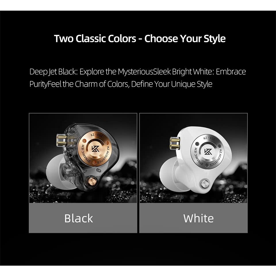 Tai nghe Bass KZ EDZ / EDX PRO 2 / EDX PRO, âm tốt, thiết kế thời trang, giắc cắm Type C, 3.5mm | BigBuy360 - bigbuy360.vn