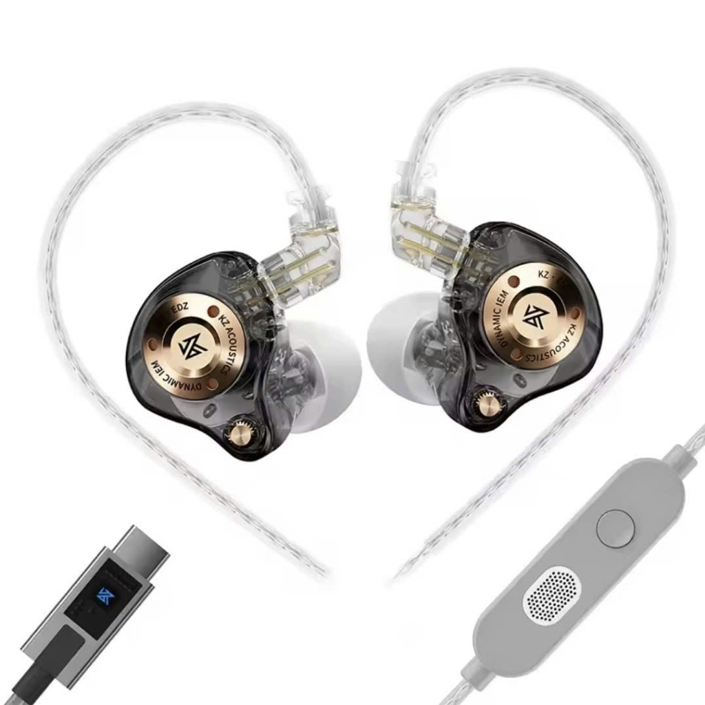 Tai nghe Bass KZ EDZ / EDX PRO 2 / EDX PRO, âm tốt, thiết kế thời trang, giắc cắm Type C, 3.5mm