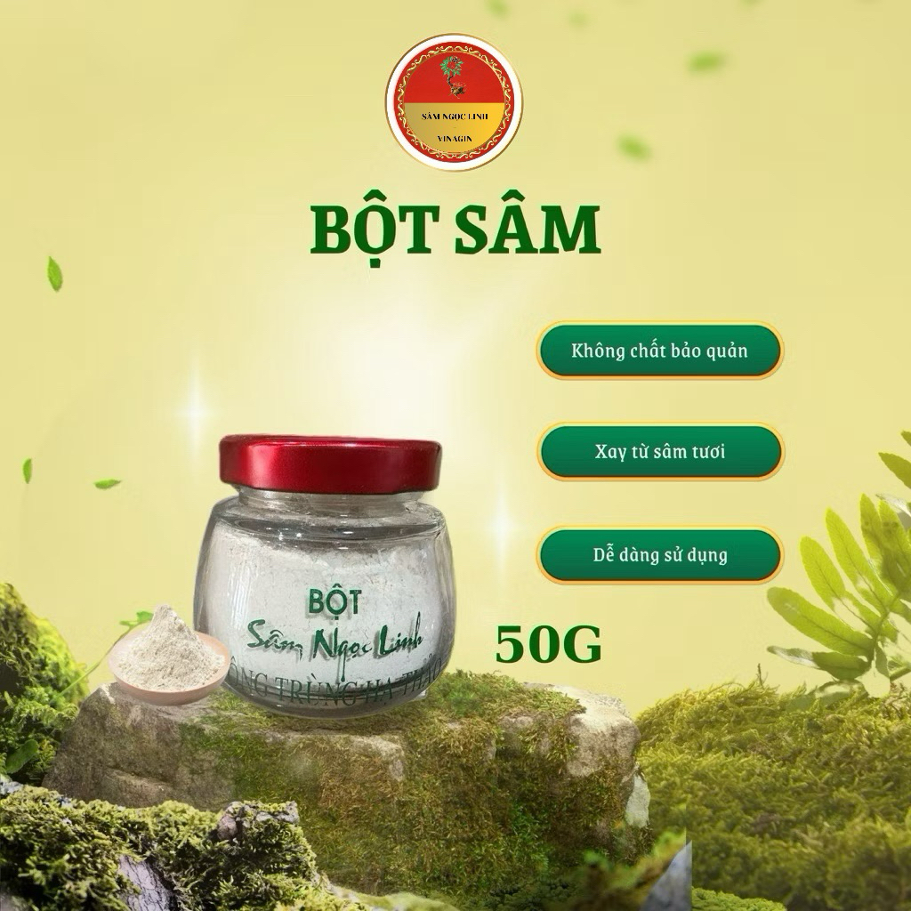 🫀Bột Sâm Ngọc Linh Đông Trùng Hạ Thảo 50g🫀