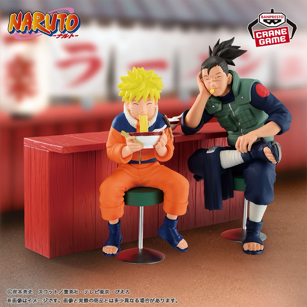 Mô hình Iruka & Uzumaki Naruto Ramen 72 Series Figure - Naruto chính hãng Bandai