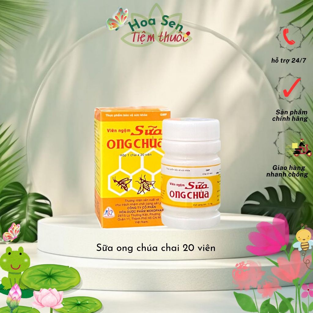 Kẹo Sữa Ong Chúa Mekophar (C/20v)