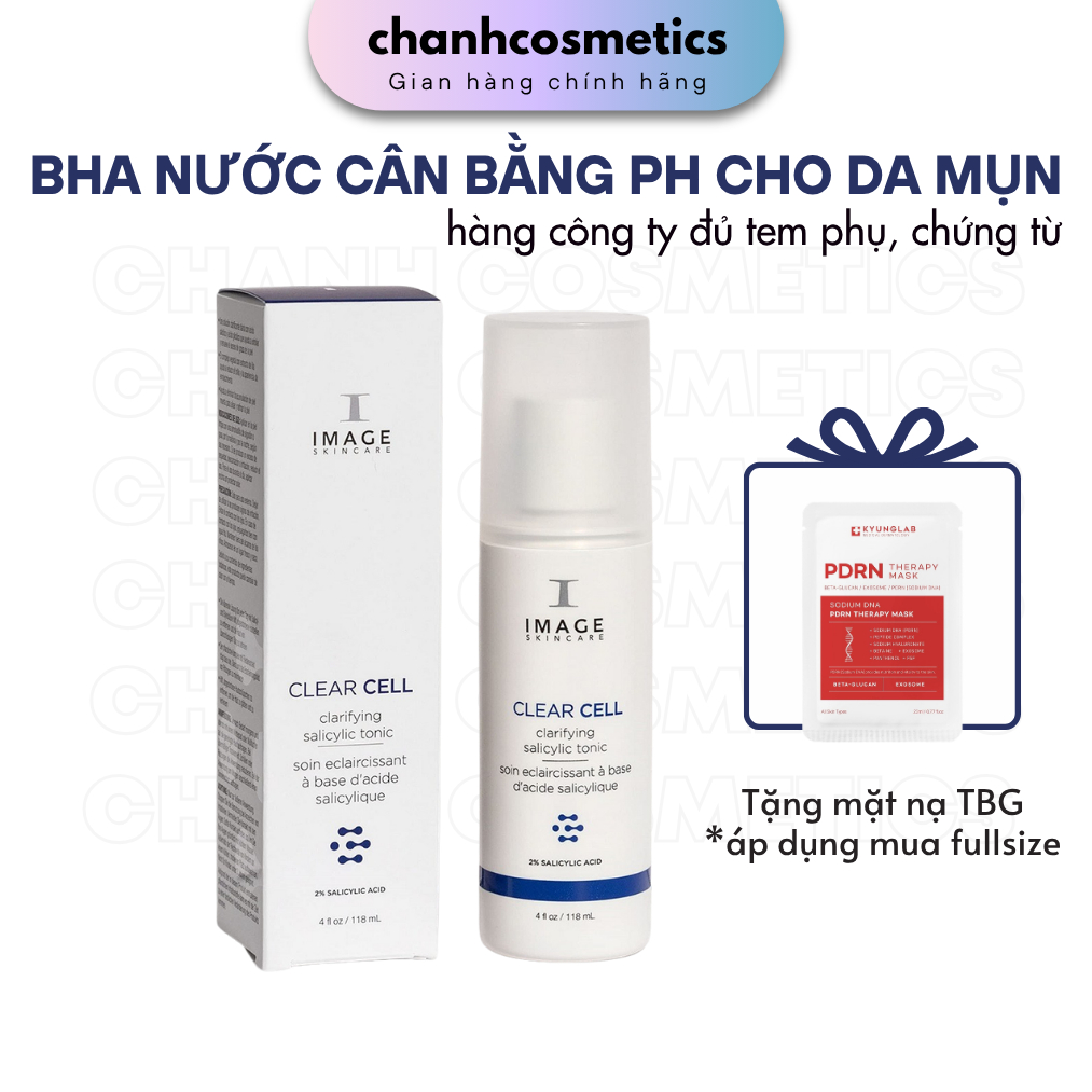 [Hàng Công Ty] Tẩy da chết IMAGE Skincare CLEAR CELL Clarifying Salicylic Tonic 118ml | Toner BHA & 
