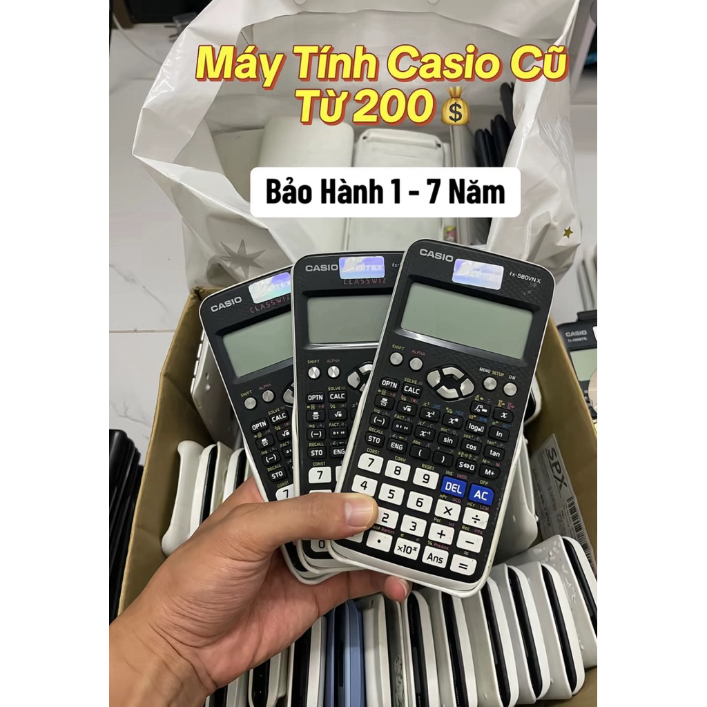 (HCM) Máy Tính Casio FX 580vnx chính hãng qua sử dụng