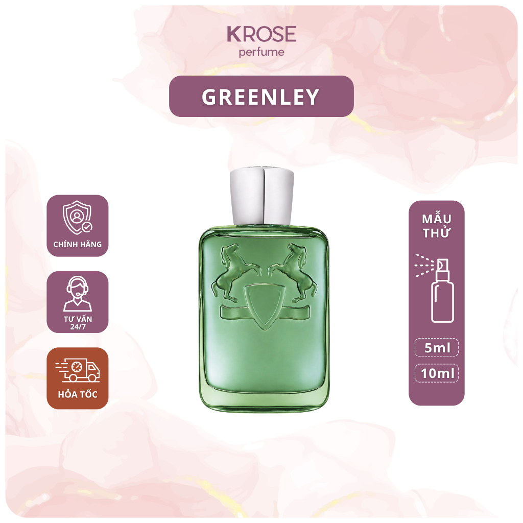 [Mẫu thử chính hãng ] Nước hoa Unisex Greenley Quyền lực và Tinh tế 5ml, 10ml