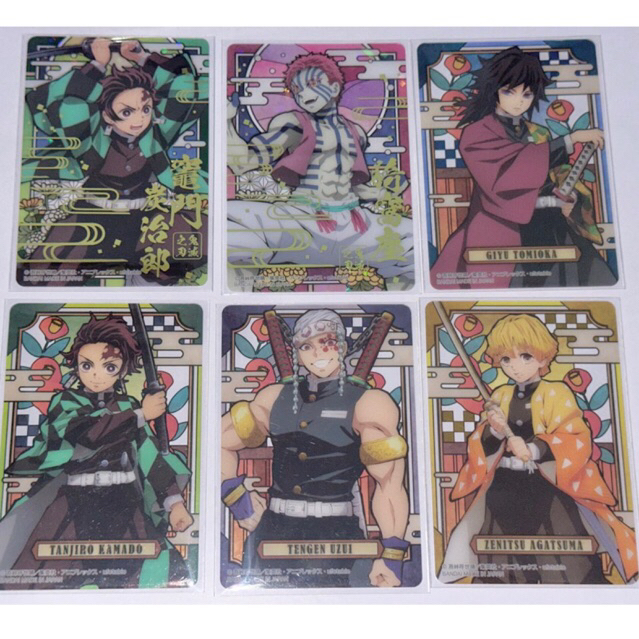 [🎁Sleeve] [OFF] Card clear Kimetsu no Yaiba | Card nhân phẩm Kimetsu no Yaiba | Card thanh gươm diệt