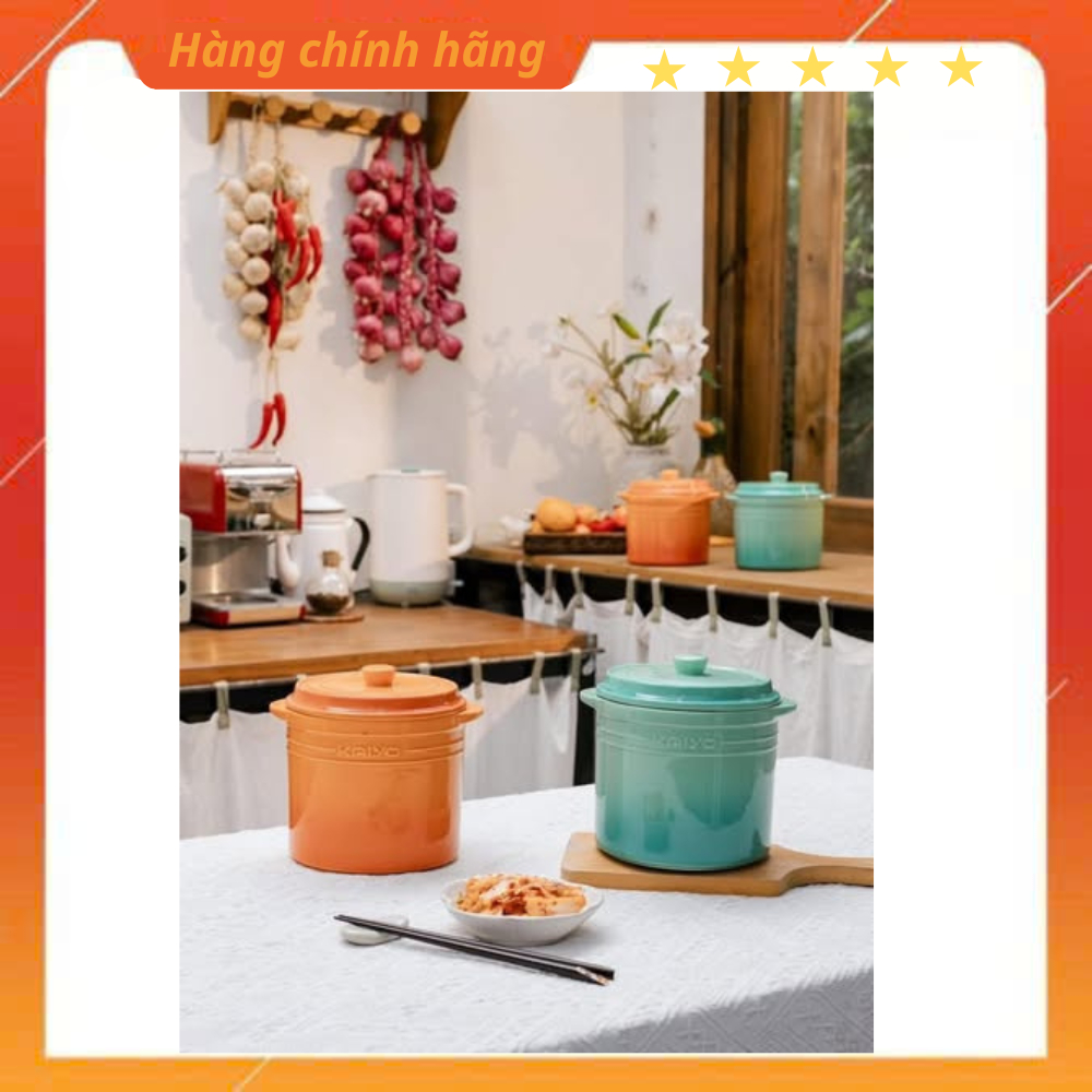 HŨ GỐM CẦU VÒNG KAIYO 1,5L - Đường kính 15cm, cao 16cm