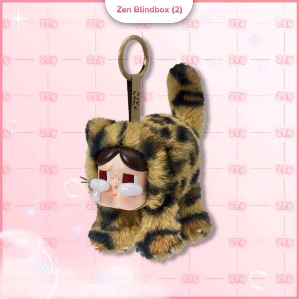 [CHÍNH HÃNG] Checkcard Secret Crybaby Wild But Cutie Móc Khóa Gấu Bông
