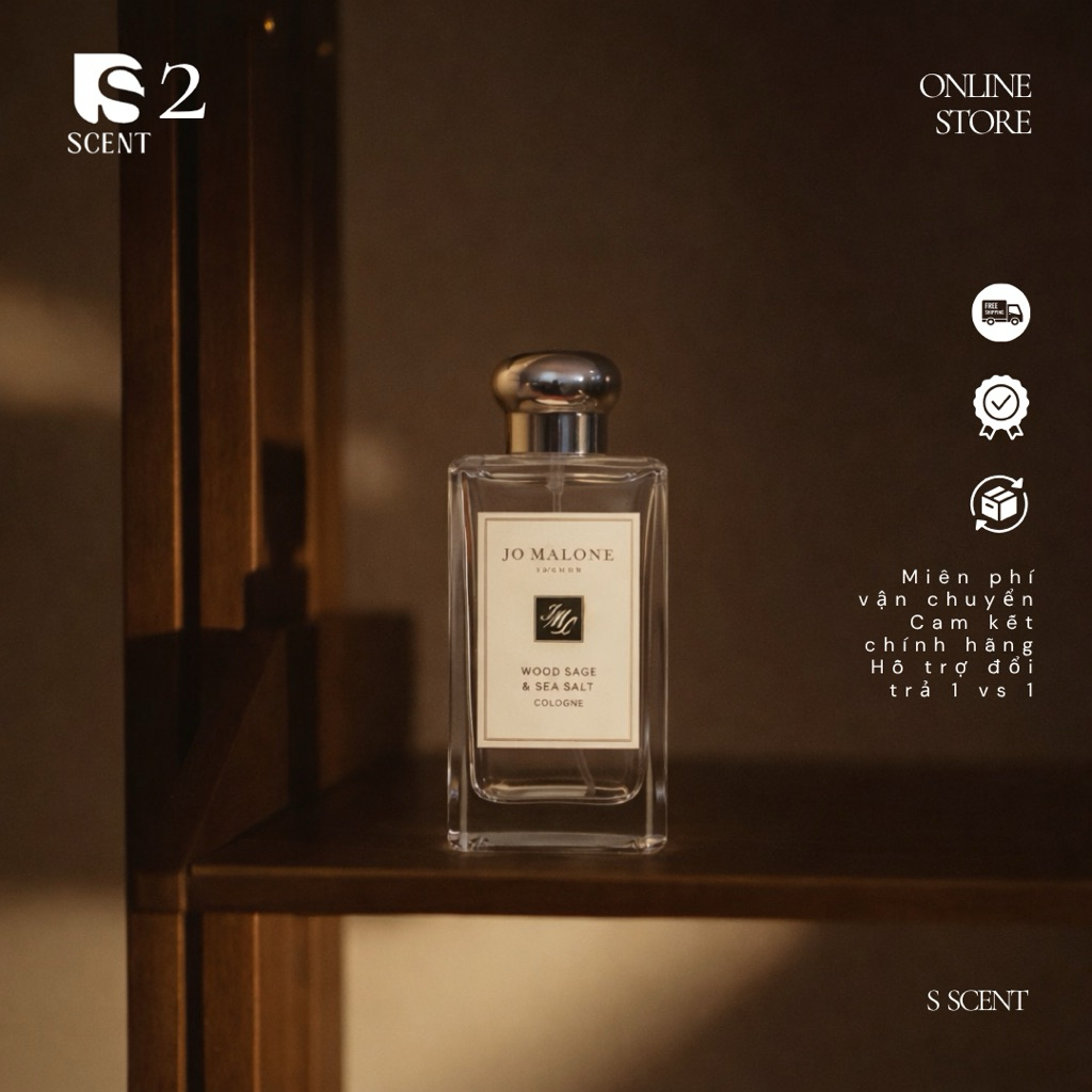Nước hoa unisex Jo Malone Wood Sage & Sea Salt | SSCENT