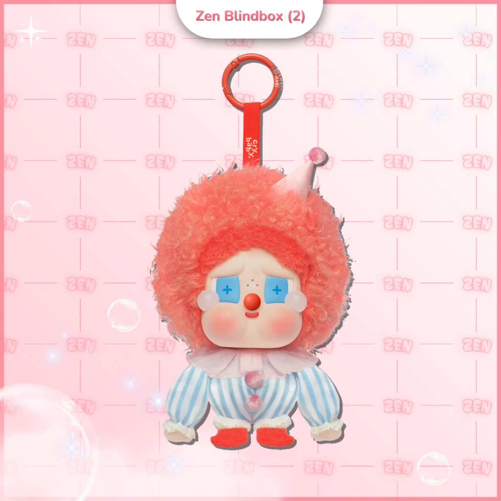 [CHÍNH HÃNG] Crybaby Why so Serious Móc Khóa Gấu Bông Crybaby Halloween
