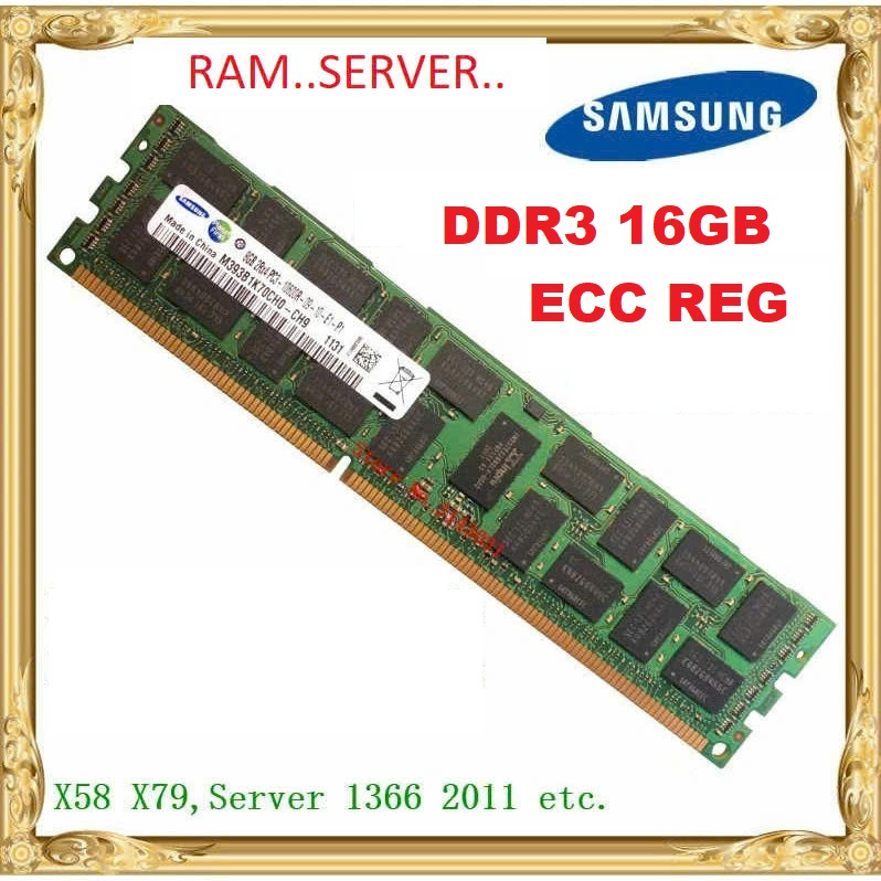 ram Server Samsung DDR3 16GB / 32gb ECC REG Buss 1866 / 1600 / 1333 / 1066 ....( rdimm)....