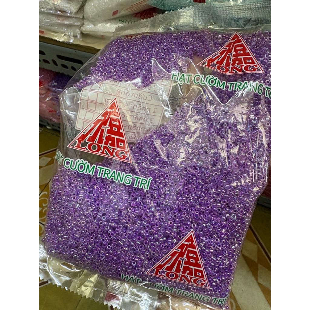 hạt cườm tấm bịch ~450g/200g (Bảng màu 1)
