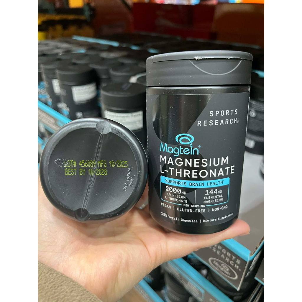 [date 28]Viên Uống Bổ não Magie Magtein Magnesium L-Threonate 2000mg 135Viên