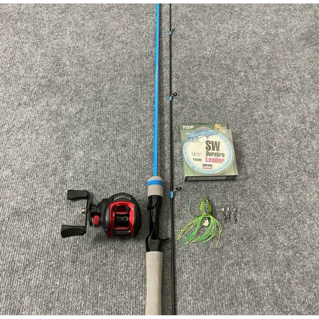 CONBO LURE UL XANH CẢM GIÁC ĐỦ SIZE 1m68 1m8 1m98 đồng giá kèm Máy Ngang  . TẶNG 1 dù 1 nhái 3 khoá 