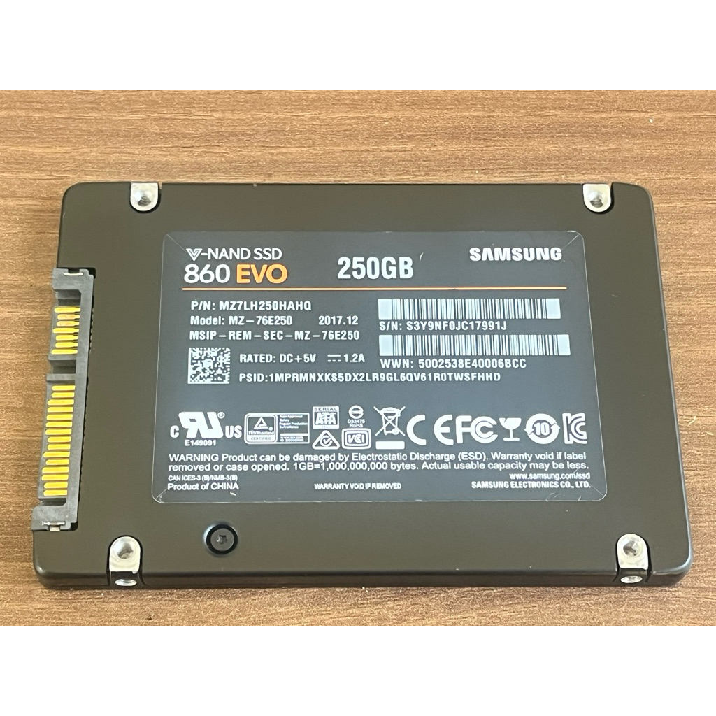 Bán SSD Samsung Evo 860 100% dùng ít ngày Hàng zin chính hãng