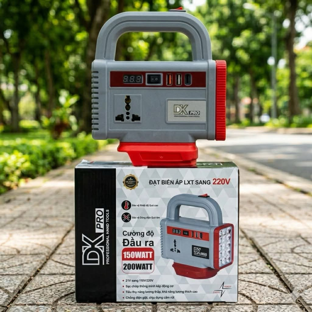 Đế chuyển nguồn chân pin phổ thông CHÍNH HÃNG DKPRO
