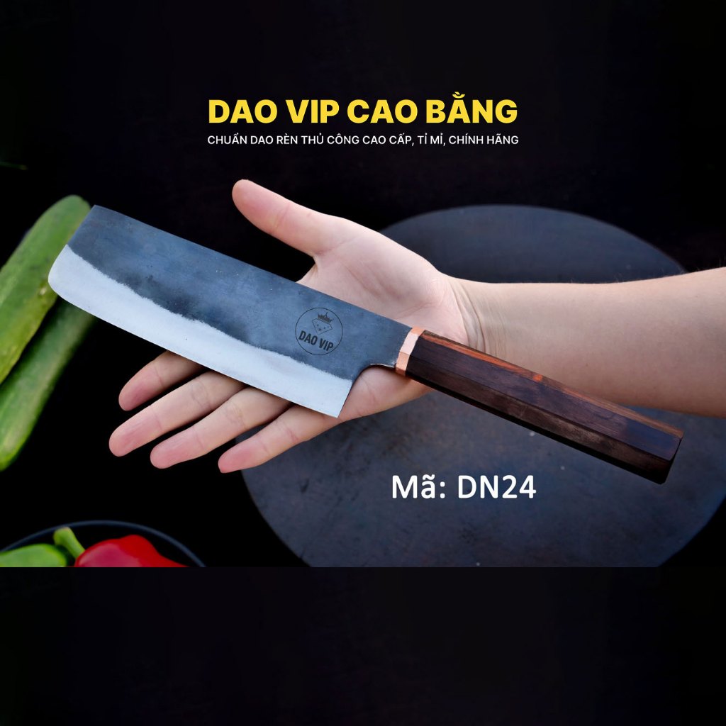 Dao thái thịt DAO VIP CAO BẰNG DN24 nhíp xe