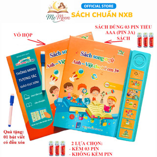 Sách nói Điện tử Song ngữ Anh - Việt cho trẻ em 3+, Sách điện tử đa chức năng giáo dục sớm