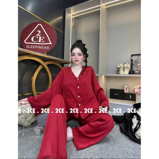 (M172) ĐỒ BỘ 2CE (40-63ky) Cổ V Lụa Hàn Vải mềm mát lạnh, may kỹ