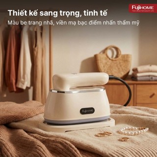 Bàn là hơi nước cầm tay mini gấp gọn Nhập Khẩu FUJIHOME SI200DC, máy ủi quần áo du lịch 1200W