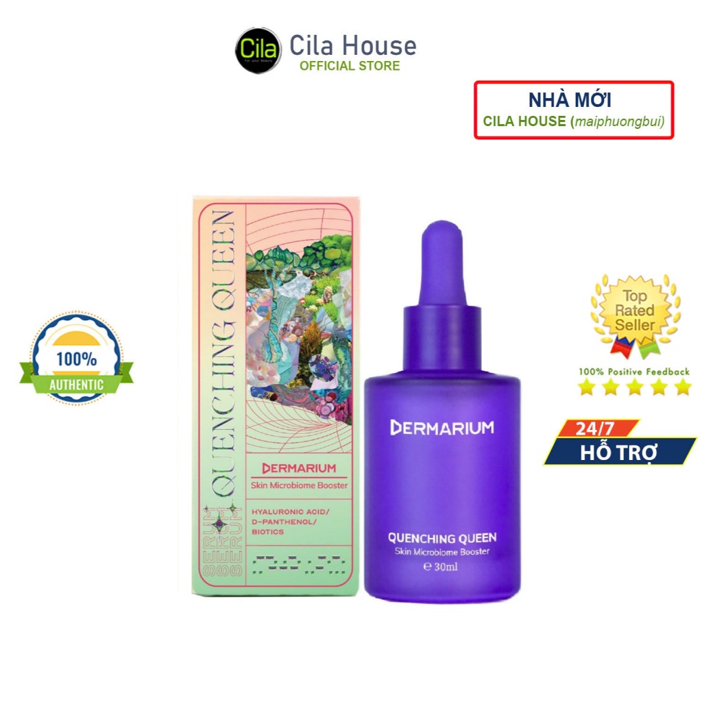 Tinh chất Dermarium Quenching Queen dưỡng ẩm, phục hồi da 30ml - Cila House