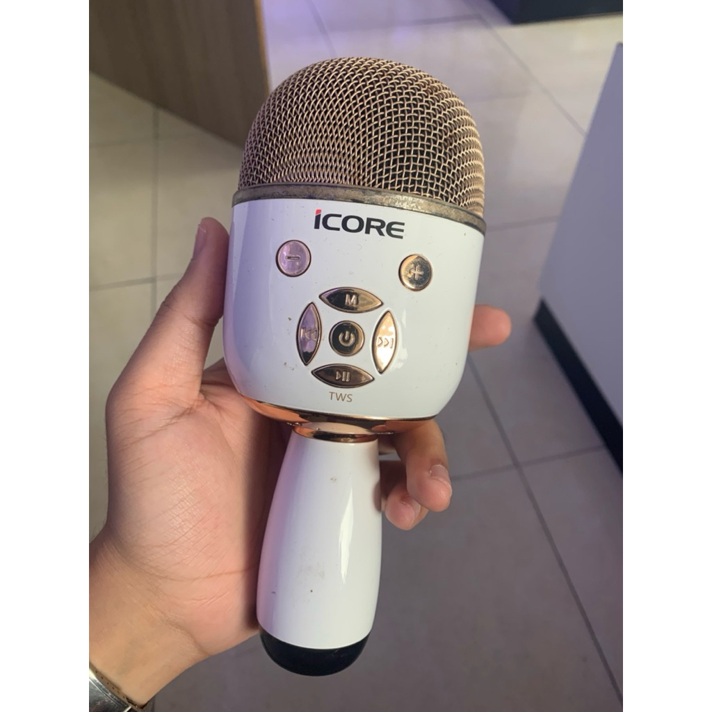(loa Bluetooth kiêm micro karaoke) Loa Icore cũ chính hãng mua viẹt teo store pass nửa giá - chất âm