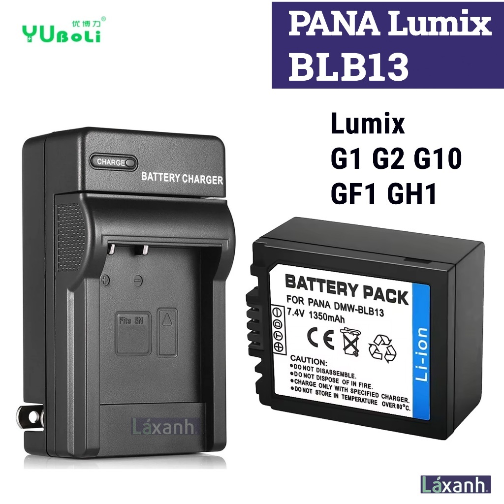Pana Lumix BLB13 | Pin và sạc máy ảnh Pana Lumix blb13 g1 g2 gh1 gf1 panasonix lumix blb13