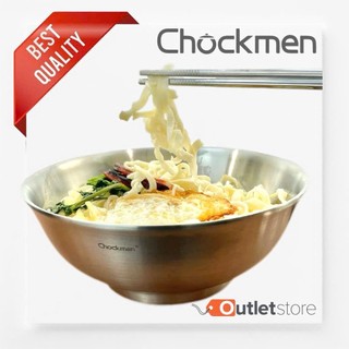 Bát Tô CHOCKME( KHÔNG NẮP) 2 Lớp Inox 304 Chống Nóng Bát Cách Nhiệt Chén To Bát Phở Chống Bỏng