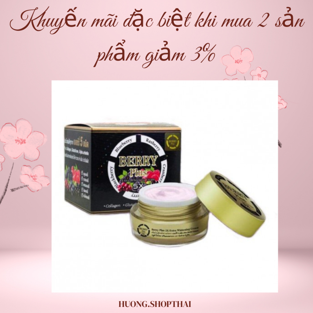 Kem dưỡng da 4k berry plus mẫu mới chính hãng Thái Lan