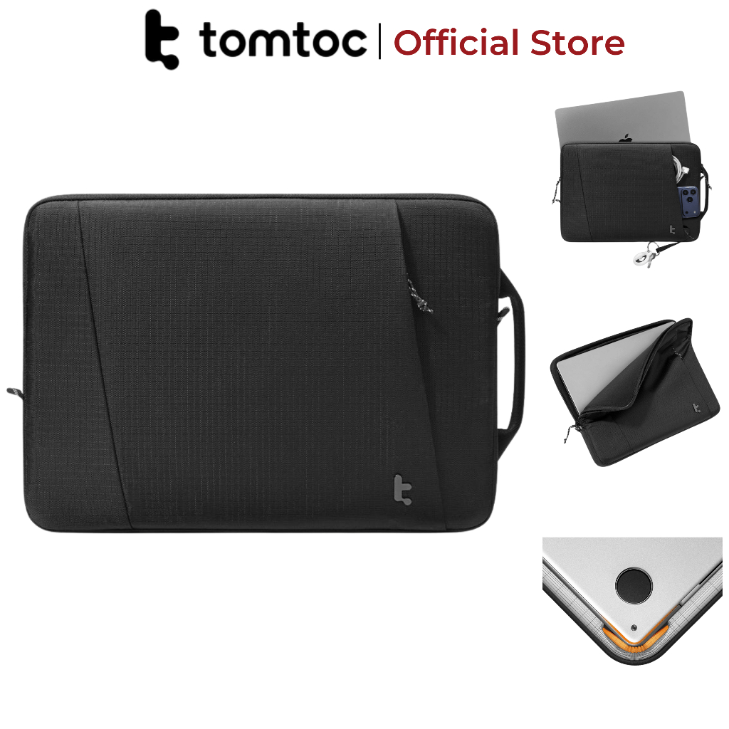 Túi chống sốc cho Macbook/Laptop Tomtoc Essence-A35 size 13/13.6/14/15/16inch chính hãng, chống trầy | BigBuy360 - bigbuy360.vn
