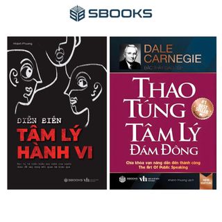 Sách - Combo 2 Cuốn: Thao Túng Tâm Lý Đám Đông + Diễn Biến Tâm Lý Hành Vi - SBOOKS