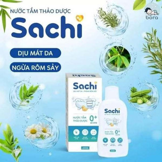 Nước Tắm Thảo Dược Sachi Phòng Rôm Sảy, Mẩn Ngứa, Hăm Tã An Toàn Cho Bé Từ Sơ Sinh 250ml