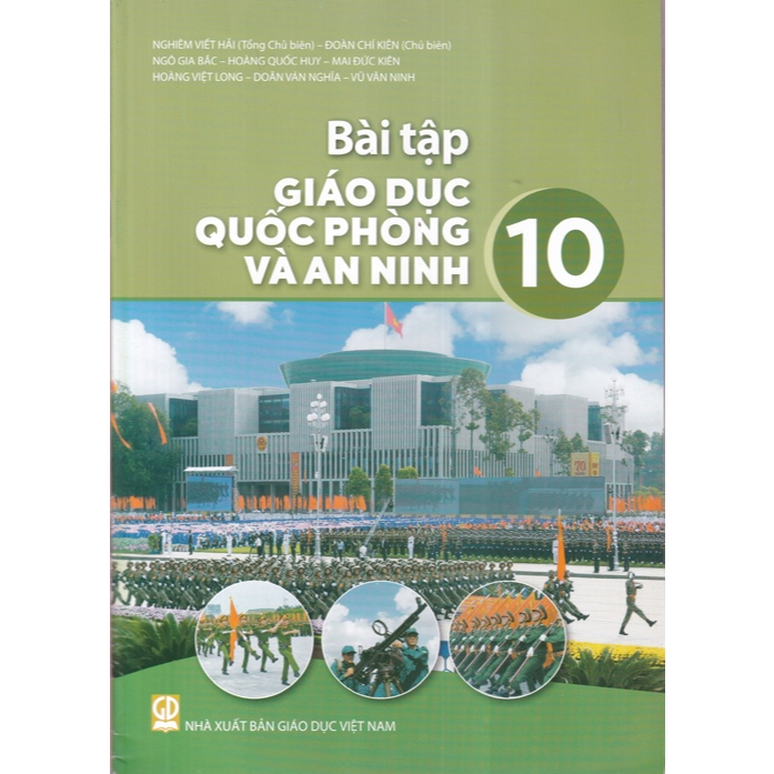 Sách - Bài tập Giáo dục Quốc phòng và An ninh 10 (Kết nối tri thức)