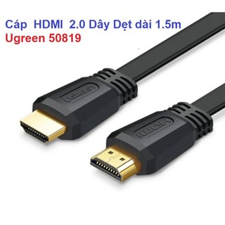 Cáp HDMI dẹt ( 2m 50819 , 3m 11186 ) Ugreen