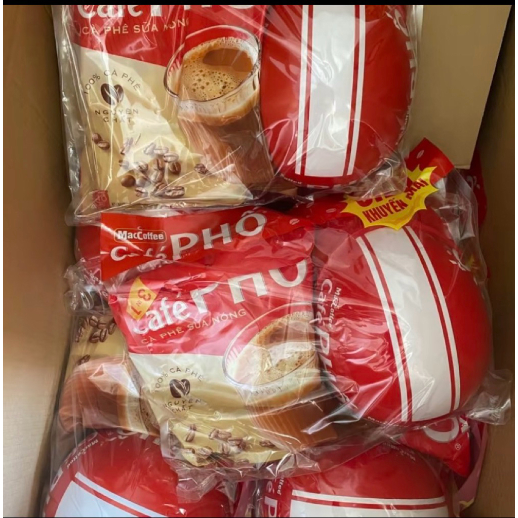 Combo 1 túi cà phê Phố Sữa Nóng tặng 1 mũ bảo hiểm cao cấp.( túi cf 40 gói x 16gr)
